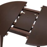 ОРИОН Classic+, стол раздвижной, 100/130х76 см, орех