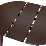 ОРИОН Classic+, стол раздвижной, 100/130х76 см, орех