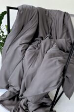 ТЕНСЕЛЬ, комплект постельного белья, 1,5 сп, тенсель, серый