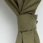 КИТЧЕН, комплект штор д/кухни с подхватами, 150х180 см, 2 шт, зеленый