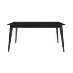 ПЕГАС Classic+, стол раздвижной, 153/188х89 см, черный