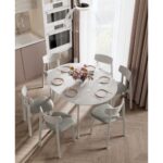 ОРИОН Classic+, стол раздвижной, 100/130х76 см, белый