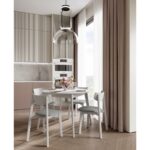 ОРИОН Classic+, стол раздвижной, 100/130х76 см, белый