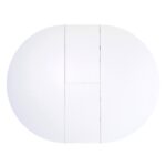 ОРИОН Classic+, стол раздвижной, 100/130х76 см, белый