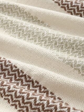 ТАФФТИНГ, плед, 125х150 см, хлопок, бежевый