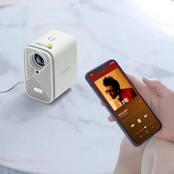 ZEEMR M1 Pro EU, проектор, мини домашний кинотеатр, белый