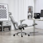 ОФИС КОМФОРТ 152, кресло рабочее, газлифт, 6D подлокотники, серый