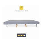 ЭЛЛИ, диван-кровать, 136 см, велюр, дымчатый серый