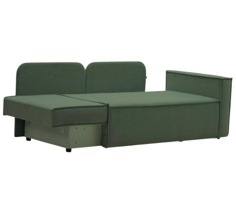 БОХО, диван-кушетка, велюр, оливковый, М БОХО, диван-кушетка, велюр, оливковый, М