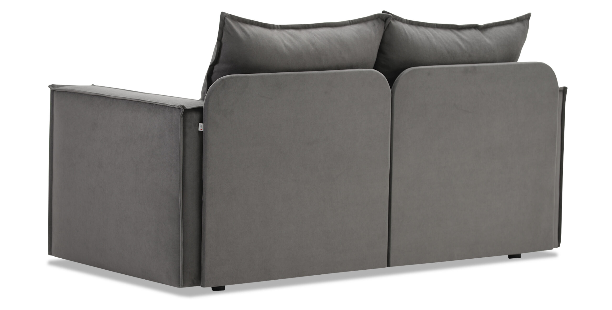 БОХО, диван-кушетка, шенилловая рогожка, серый, М БОХО, диван-кушетка, шенилловая рогожка, серый, М