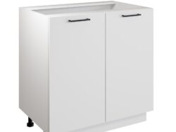 СИМПЛ, шкаф напольный, 80 см, белый