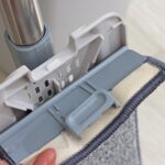 РАККУН, набор для уборки 11л: ведро с отсеками, швабра плоская, серый