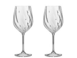 КРИСТАЛЛ Богемия, бокалы для белого вина, 2 шт, хрустальное стекло