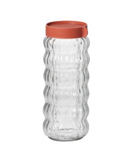КОРАЛЛ, банка для сыпучих продуктов, 1 л, прозрачная