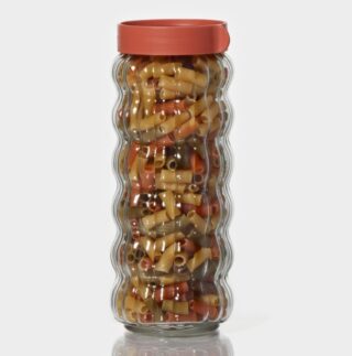 КОРАЛЛ, банка для сыпучих продуктов, 1 л, прозрачная