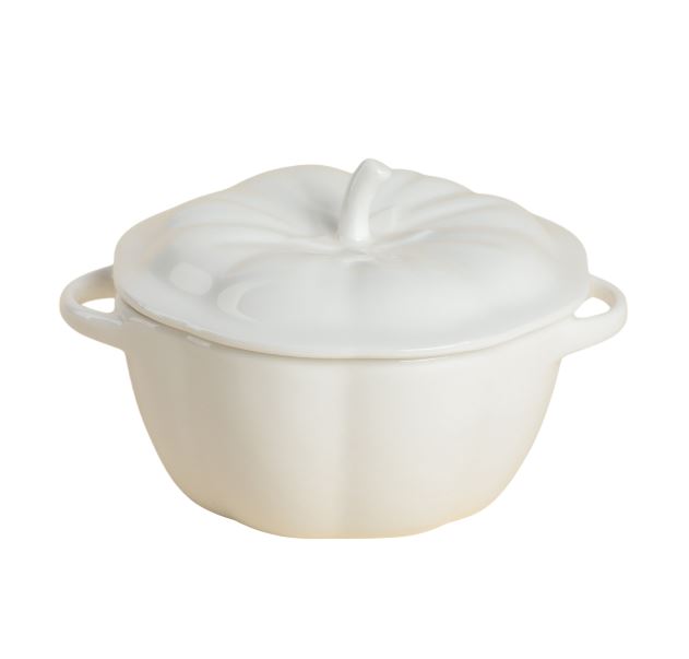 ОСЕННИЙ БРИЗ, горшочек для запекания, 230 мл, керамика, тыква, белый ОСЕННИЙ БРИЗ, горшочек для запекания, 230 мл, керамика, тыква, белый