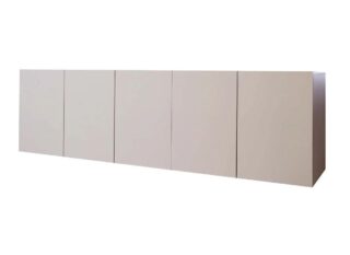 НИКОЛЬ 25-2, антресоль 5-створчатый, 200х55х60 см, кашемир, М2