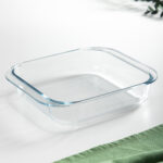 САТОШИ, форма для запекания из жаропрочного стекла, 25х22 см, 1,8 л