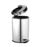 СТАНДАРТ, ведро мусорное с педалью, 20 л, хромированное