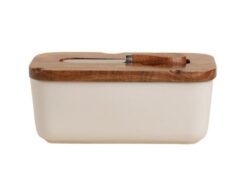 ЮЖНАЯ АКАЦИЯ, паштетница с ножом, 2 предмета:  паштетница с деревянной крышкой 650 мл, нож