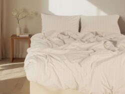 ЖАККАРД, постельное белье, евро, жаккард, молочное