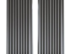 ВИОЛЕТТ, комплект штор на ленте, 160x280 см, 2 шт, серый