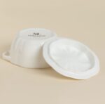 ОСЕННИЙ БРИЗ, горшочек для запекания, 425 мл, керамика, тыква, белый