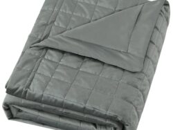 ВЕЛЬВЕТ ЭТНА, покрывало, 220x240 см, велюр, графит