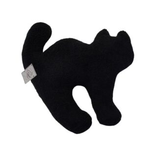 КОТ, подушка декоративная, 28х46 см, черный