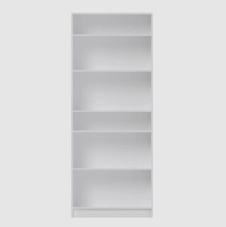 БУККЕР, стеллаж, 80х201х31,7 см, белый