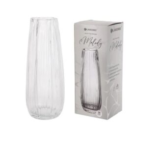 МЕЛОДИ, ваза, 38,см, прозрачный