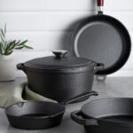 ШЕФ, сковорода чугунная, 2 слива, 15,5 см