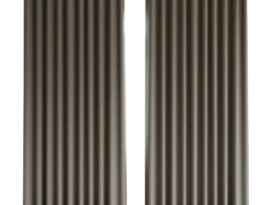ВИОЛЕТТ, комплект штор на ленте, 160x280 см, 2 шт, какао коричневый