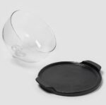 ГАЛАКТИКА, блюдо для подачи с крышкой, фарфор, d=22 см, чёрный