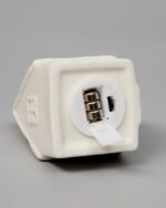 ВИНТЕР, светодиодное украшение из керамики, LR44×3, уютный дом, 9,8 см, белый