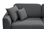 СИЭТЛ 251, диван-кровать угловой, графит, М5