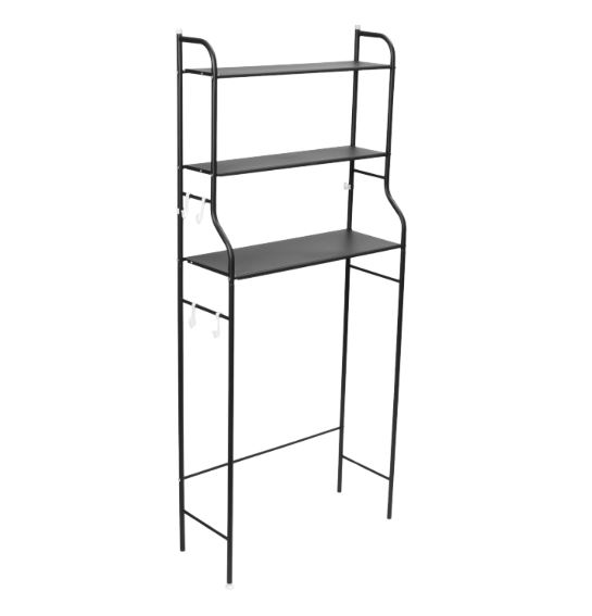 СТАНДАРТ, стеллаж над стиральной машиной, 69х26х156 см, черный