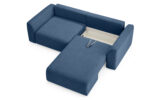 СИЭТЛ 251, диван-кровать угловой, синий, М5