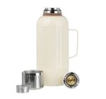 КРУИЗ, термос с термометром, 1.5 л, молочный