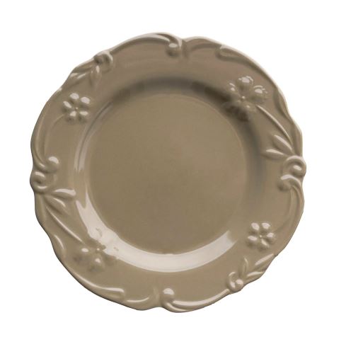 РОЙАЛ, тарелка фарфоровая, 21 см, коричневый