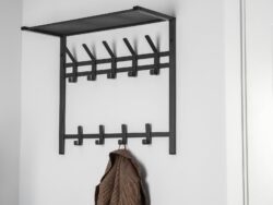 ТОРОНТО 22, вешалка с полкой 2-х ярусная, графит