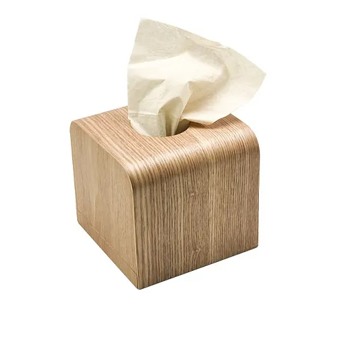 БАМБУК, бокс для салфеток, квадратный 13х13 см, натуральный