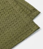 ВАФФЛ, плед/покрывало вафельное, хлопок, 220х240 см, зеленый
