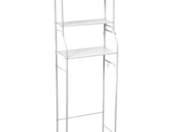 СТАНДАРТ, стеллаж над унитазом, 47х25х152 см, белый