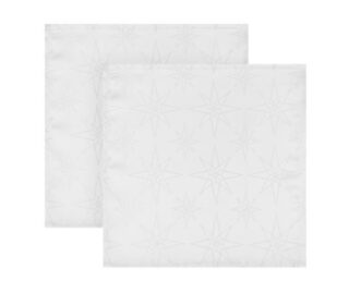 ВИНТЕР Щелкунчик, салфетка текстильная, 2 шт, 33х33 см, белый