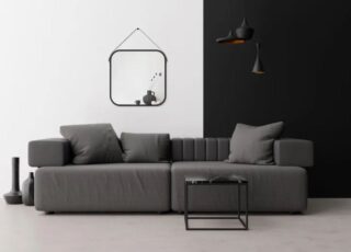 ЛОФТ, зеркало настенное, квадрат, 50х50 см, черный