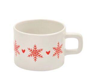 ВИНТЕР Романтика, кружка, 320 мл, белый/красный