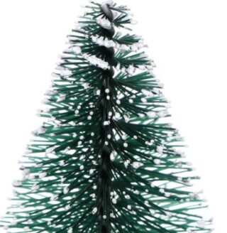 ВИНТЕР Ретро, ель настольная, 25 см, зеленая в снегу