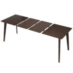 ПЕГАС Classic+, стол раздвижной, 120/160/200х75 см, орех