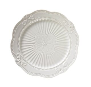 ЭТЮД, тарелка, керамика, 31 см, белый